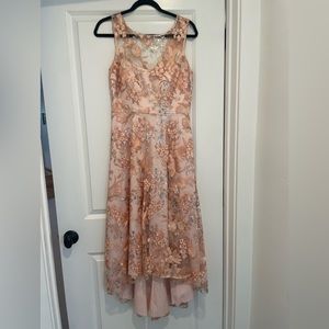 Eliza J formal sequined high low dress